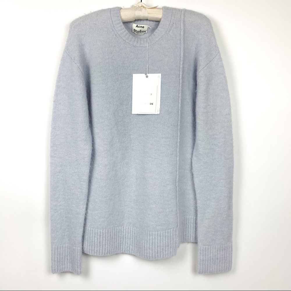 Acne Studios Alpaca Wool Blend Asymmetric Sweater - Picture 2 of 10